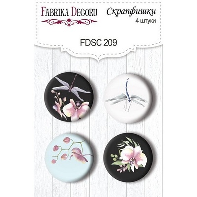 Набір скрап-фішок ТМ Фабрика Декору з 4 шт. №209