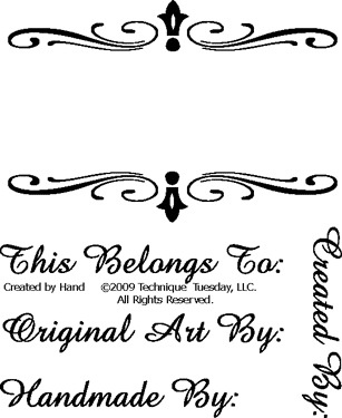 Набір акрилових штампів Technique Tuesday - Created By Hand