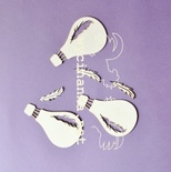 Чипборд от Wycianka - Воздушные шары с перышком, 6 дет.