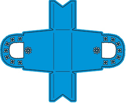 Лезвие Daisy Party Favor Purse Box от Cheery Lynn Designs, 1 шт.