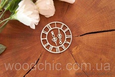 Чипборд "Годинник" від WOODchic, 6см