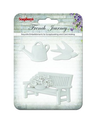 Гіпсові прикраси від ScrapBerryʼs - Французька подорож 1