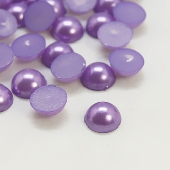 Напівперлинки MediumPurple, 4x2м, колір бузковийвий, 50 шт.