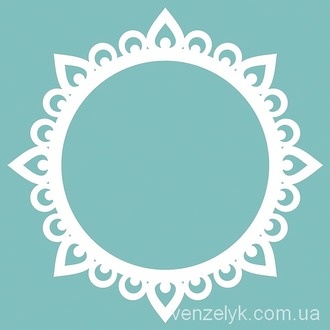 Чипборд від Вензелик - Рамка 08, розмір: 50*50 мм