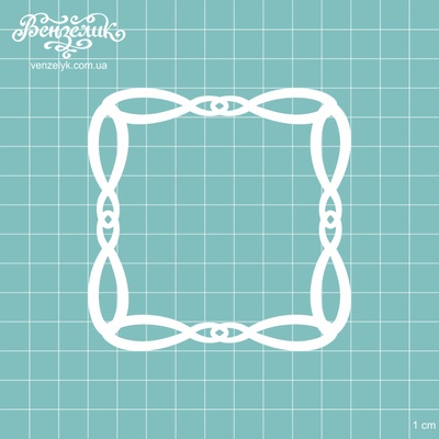 Чипборд від Вензелик - Рамка 81, розмір: 90x90 мм