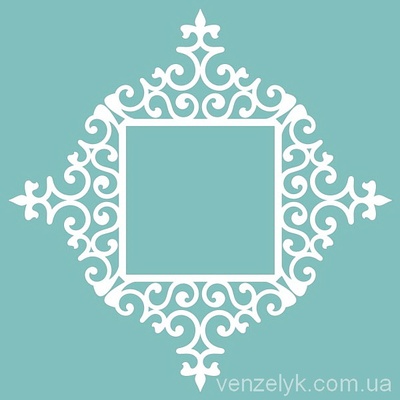 Чипборд від Вензелик - Рамка 68, розмір: 105x105 мм