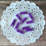 Прищіпки Деревʼяні від ScrapBerryʼs "Бузкові", 2,5см, 10 шт.