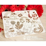 Чипборд ScrapBox - Набір Believe in miracles великий Hc-031