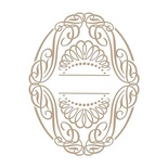 Пластини для фольгування від Spellbinders - Elegant Oval