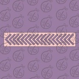 Чипборд. Бордюр "Шеврон", 15 см