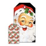 Теги від Pretty Little Studio - Jolly Santa Shipping Tags