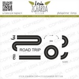 Набір акрилових штампів Lesia Zgharda Шосе N089