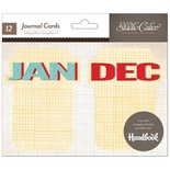 Картки для журналінгу Studio Calico - Snippets Journal Cards - Months