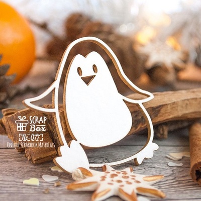 Чипборд ScrapBox - Пінгвін Hc-077