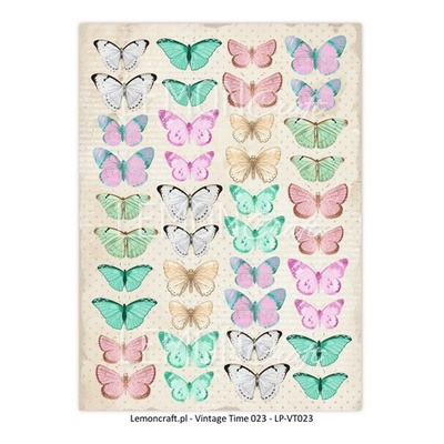 Аркуш з картинками LemonCraft - Yesterday - Vintage Time 020