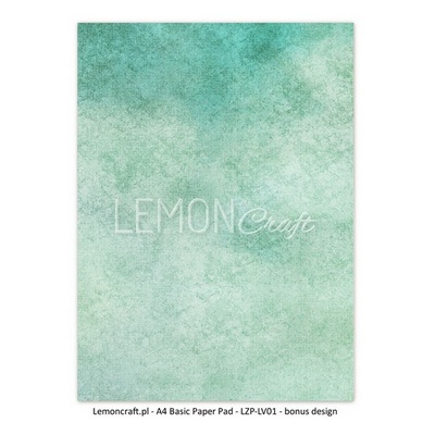 Набір скрап-паперу LemonCraft - Leaves 01, basic, 21.1x29.7 см, двосторонній