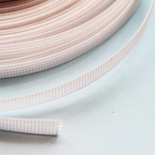 Белый регилин, ширина 6 мм, 50 см