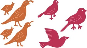 Ніж для вирубки Birds of Earth and Sky від Cheery Lynn Designs