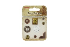 Набір декоративних брадсів від ScrapBerryʼs - Автовінтаж