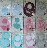 Набір кружечків з ажурною в’язаною кромкою, в набір 2 штуки