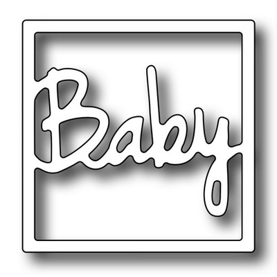 Лезвие Frantic Stamper - Precision Die - Square Vignette Baby Insert