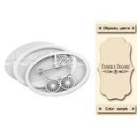 Заготовка для шейкера Коляска 8x10,5см, колір молочний, ТМ Фабрика Декору