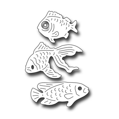 Лезвие Frantic Stamper Precision Die - Three Fish 
