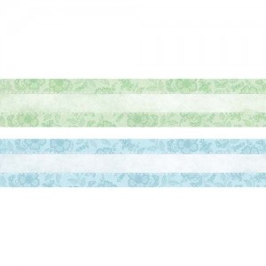 Смужки паперу від Galeria Papieru - Jutrzenka - Ранкова зоря - 03, блакитний, зелений, 5 30,5см, 1 шт.