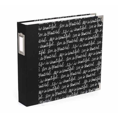 Альбом на кольцах Project Life by Becky Higgins - Albums - Patterned Cloth - 12x12 - D-Ring - Sunshine