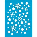 Трафарет - Фабрика Декора - Снежный фон макси, 20смХ15см