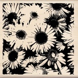 Гумовий штамп від Inkadinkado - Поле ромашок