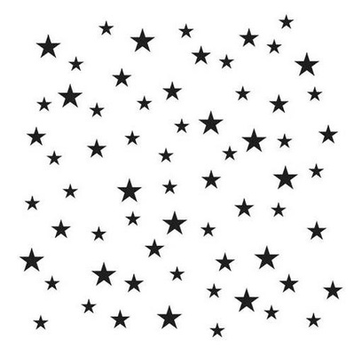Маска The Crafter's Workshop - Random Stars, 15х15 см