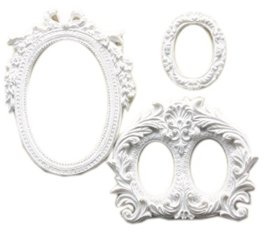 Гипсовое украшение от Melissa Frances - Oval Frames - Овальные рамки