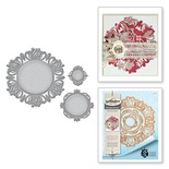 Ніж для вирубки від Spellbinders - Stile Floreal Medallion