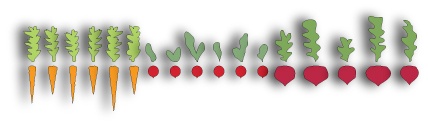 Нож для вырубки от Poppystamps - Vegetable Border