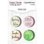 Набір скрап-фішок ТМ Фабрика Декору з 4 шт. №203