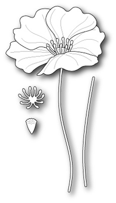 Ніж для вирубки від Poppystamps - Large Iceland Poppy