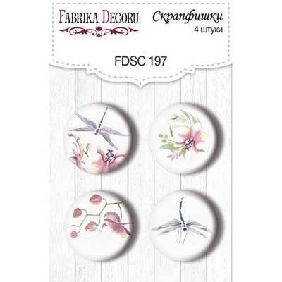 Набір скрап-фішок Фабрика Декору з 4 шт. No 197