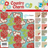 Набір скрап-паперу GCD StudiOs-Country Charm Collection, 12 двосторонньих аркушів, розмір 30x30 см