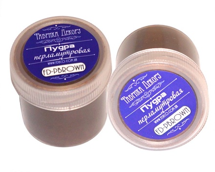 Перламутрова пудра коричнева