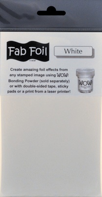 Фольга для ембосінгу Wow Fab Foil - Snowy White