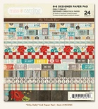 Набір паперу для скрапбукінгу My Mind'Eye - Dilly Dally, 15х15см, 24 аркуші