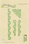 Ножі для вирубки від LeCreaDesign - Border corner curve - хвилі, 4 ел.