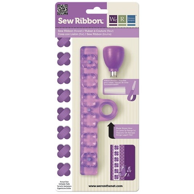 Інструмент від We R Memory Keepers - Sew Ribbon Punch & Stencil - Flower
