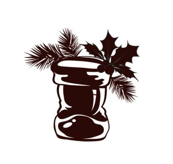 Акриловий штамп Christmas Stamp SR014, розмір 3,4х3,3 см