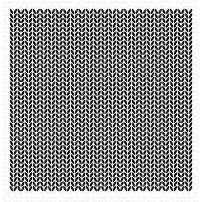 Гумовий штамп My Favorite Things - Knitted Sweater Background