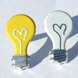 Набор брадсов Eyelet Outlet - Light Bulb Brads, 12 штук