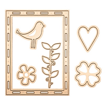 Ножі від Spellbinders - So Tweet Die Set - Set Die of the Month Month So0