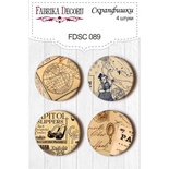 Набор скрапфишек Фабрика Декору из 4 шт FDSC 089