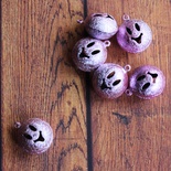 Бубенчик Розовый смайлик,20 мм, 1 шт.